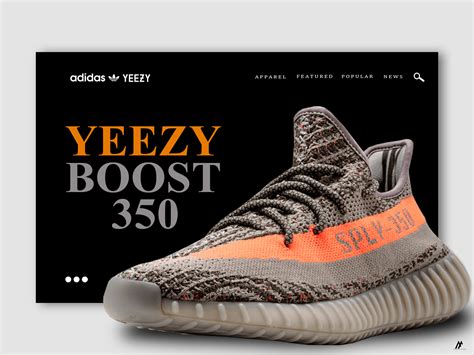 yeezy's website.